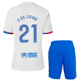 Camisetas FC Barcelona Frenkie de Jong 21 Segunda 2023-24 - Niño (+ Pantalones)